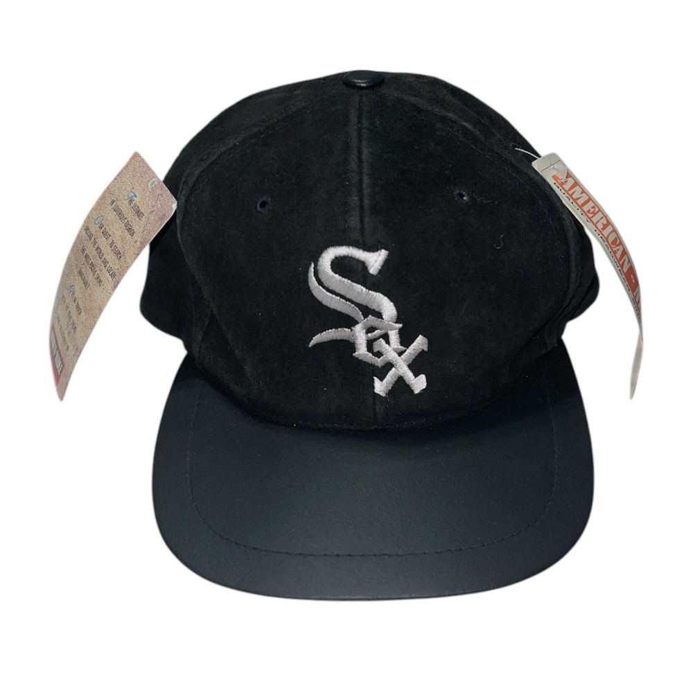 RARE VTG BNWT 90's Chicago‎ White Sox Blockhead American Needle SnapBack Hat